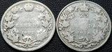 1902-H & 1920 Canada Silver 25-Cent Quarters